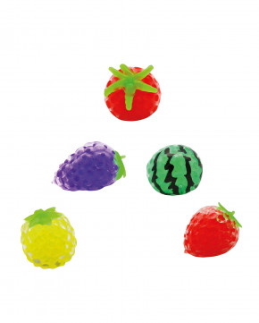 Lot de 20 balles antistress fruit