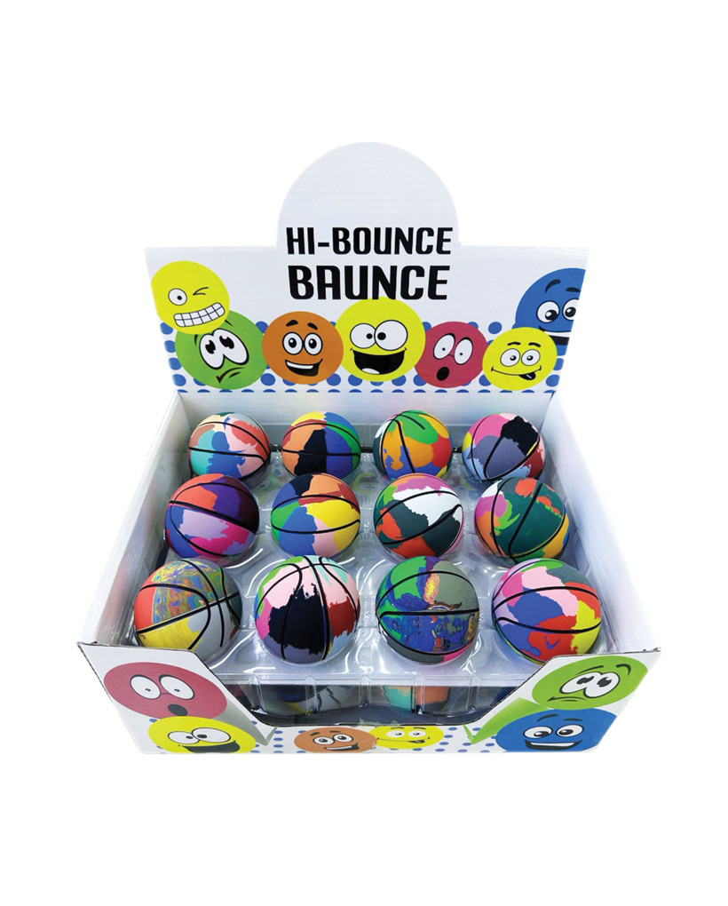 Lot de 24 balles rebondissantes basket 0