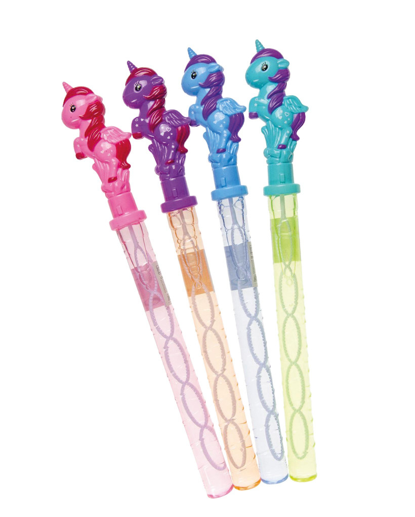 Lot de 24 bâtons bulle licorne 38 cm 0