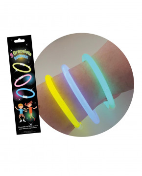 Lot de 24 bracelets phosphorescents X3