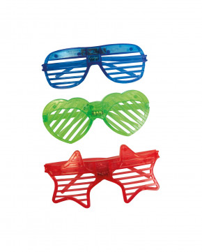 Lot de 24 paires de lunettes lumineuses