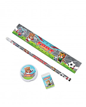 Lot de 48 sets de papeterie foot