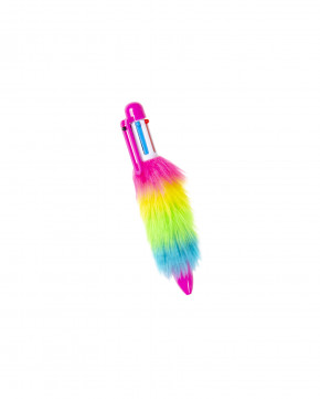 Lot de 24 stylos plumeau 6 couleurs