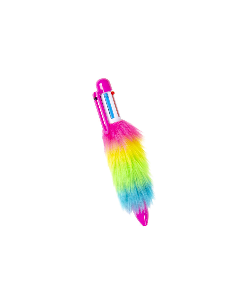 Lot de 24 stylos plumeau 6 couleurs 1