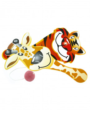 Lot de 24 tape-balles animaux