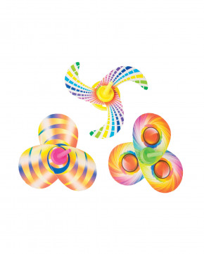 Lot de 48 toupies multicolore