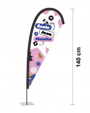 Moyen drapeau goutte FF140 0