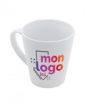 Mug conique impression multicolore