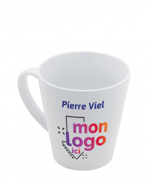 Mug conique impression multicolore