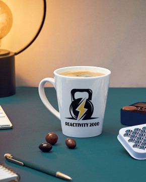 Mug conique impression multicolore 2