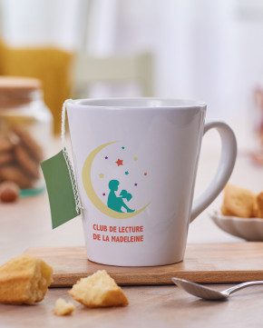 Mug conique impression multicolore