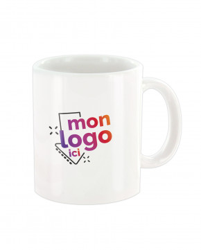 Mug droit impression multicolore
