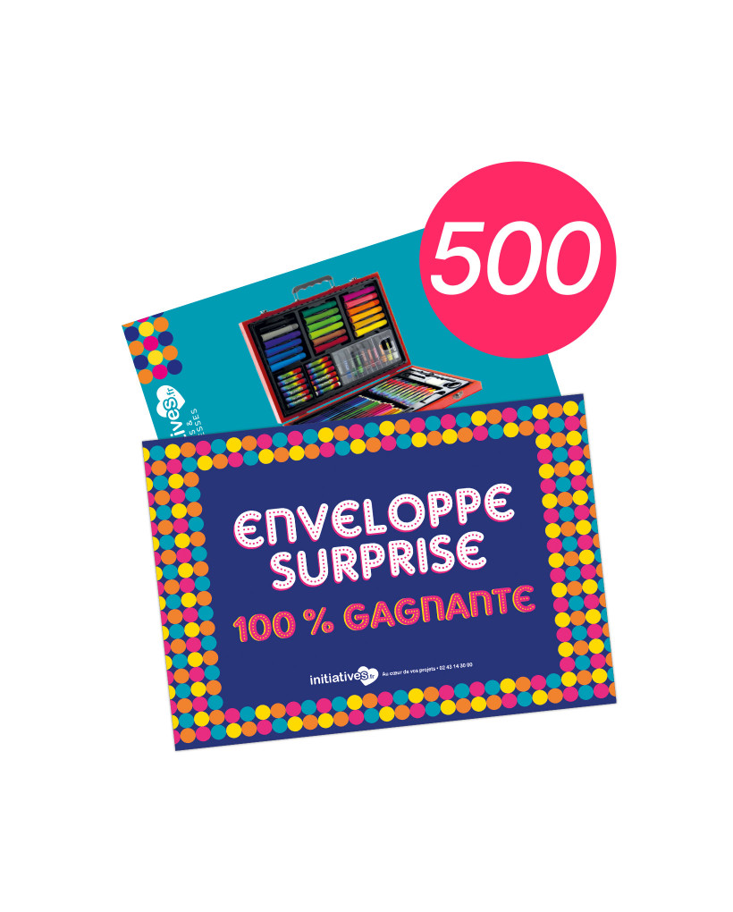 Pack de 500 enveloppes surprises 0