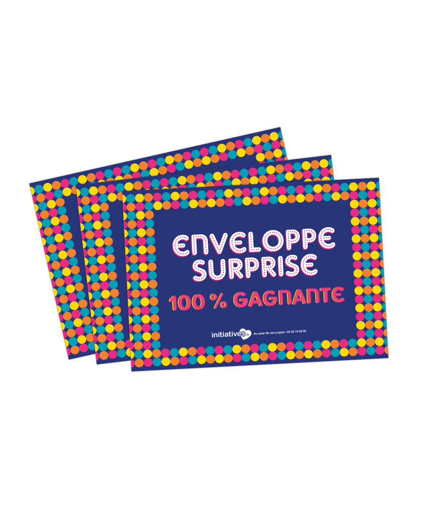 Pack de 500 enveloppes surprises 1