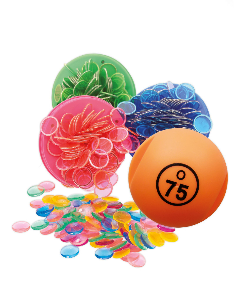 Pack de 6 boules de Loto magnétiques num 0