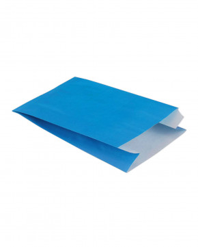 Pochettes sachet kraft bleu