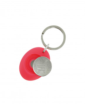 Porte-clés jeton fluo panachés 1