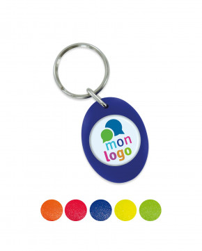 Porte-clés jeton fluo panachés 2