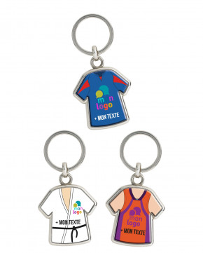 Porte-clés métal maillot