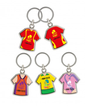 Porte-clés métal maillot