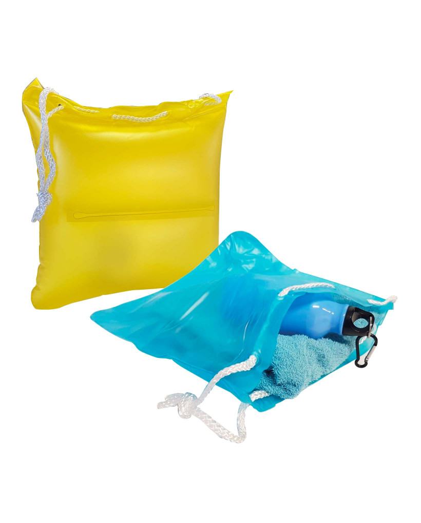 Sac-oreiller de plage gonflable