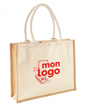 Sac toile de jute impression 1 couleur
