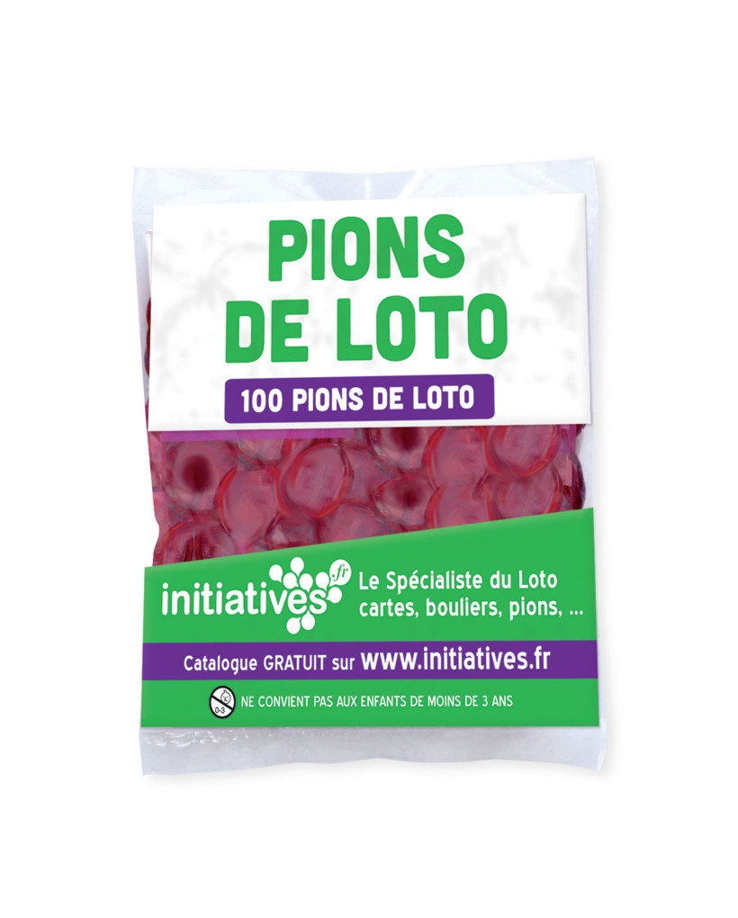 Sachet de 100 pions de marquage 0