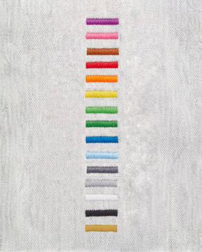 Serviette coton broderie 1