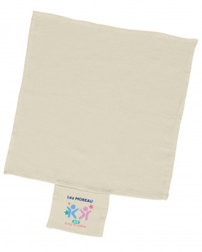 Serviette de cantine nom/prénom 2