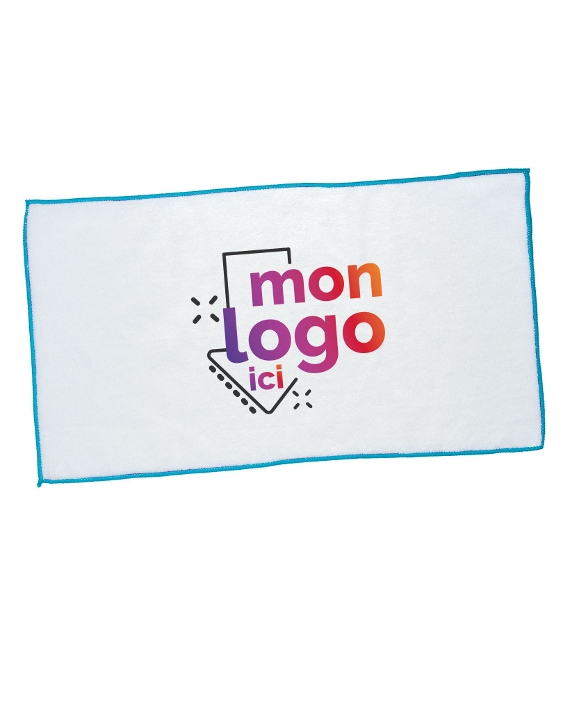 Serviette éponge impression multicolore 1