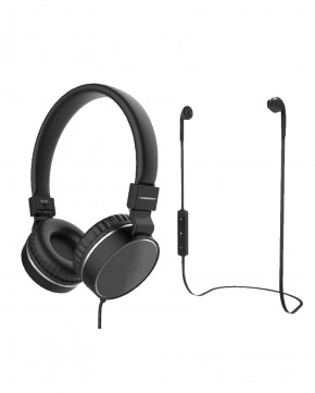 Set casque filaire & écouteurs Bluetooth