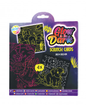 Set de 4 cartes à gratter