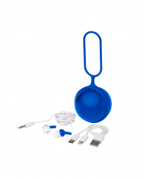 Set d'écouteurs filaires + câble de charge