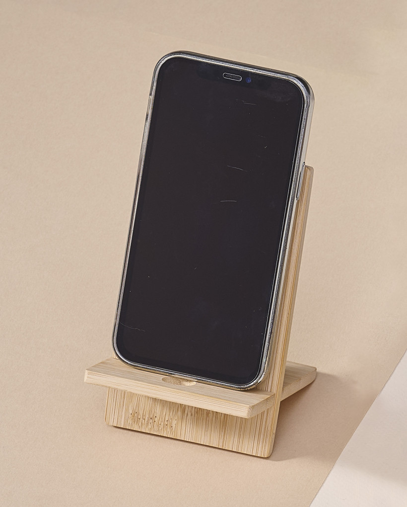 Support de téléphone en bambou 0