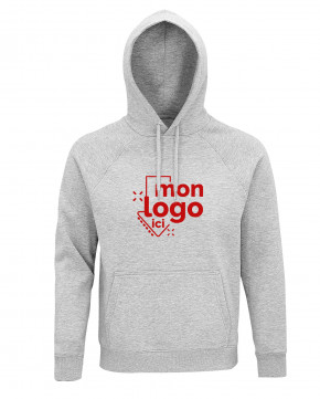 Sweat coton bio impression 1 couleur