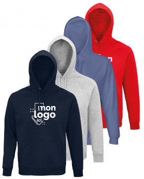 Sweat coton bio impression 1 couleur 3
