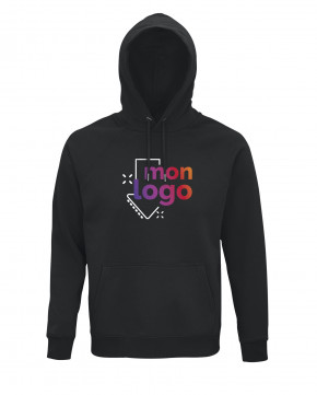 Sweat coton bio impression multicolore
