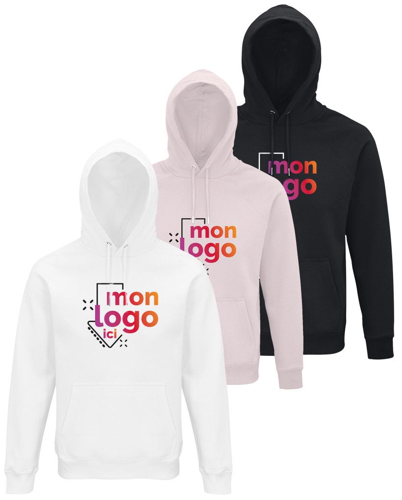 Sweat coton bio impression multicolore 4