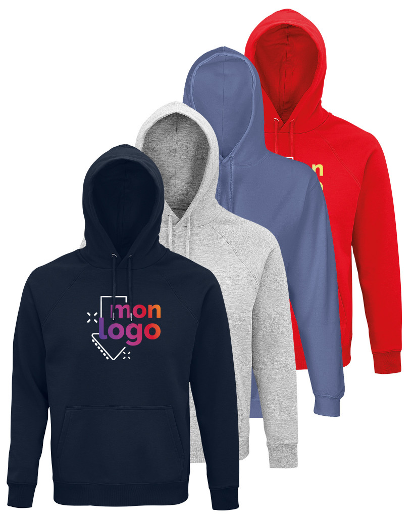 Sweat coton bio impression multicolore 5
