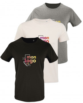 Tee-shirt Bio impression multicolore 2