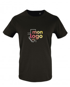 Tee-shirt Bio impression multicolore