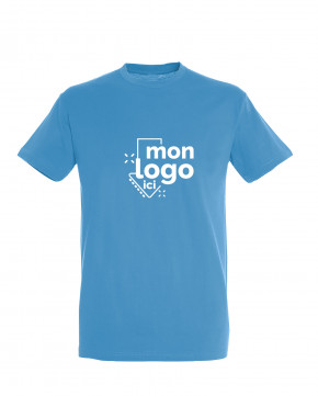 Tee-shirt couleurs en coton impression 1 couleur