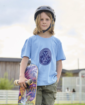 Tee-shirt couleurs en coton impression 1 couleur