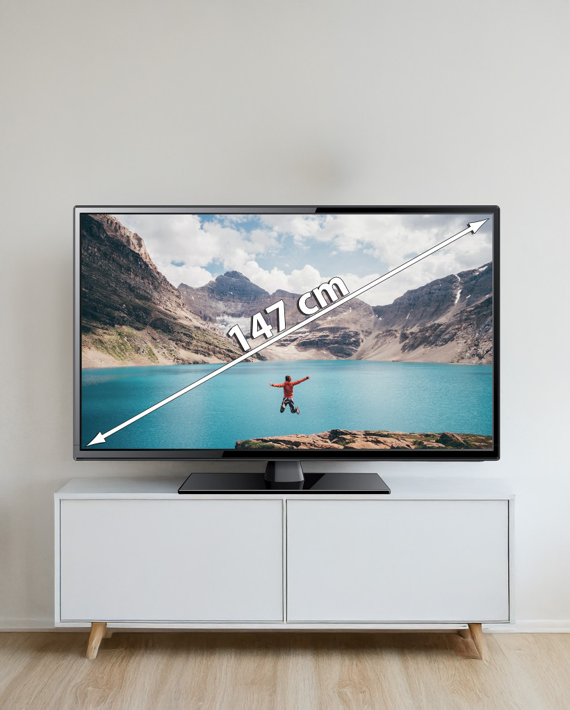 Téléviseur 147 cm