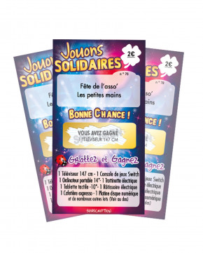 Tickets à gratter 10.5 x 6 cm 3