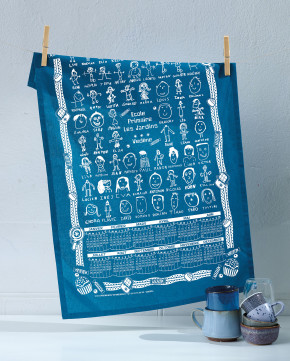 Torchon calendrier de couleur 3