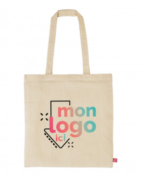 Tote bag impression logo multicolore