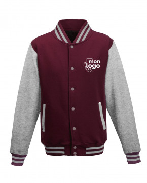 veste campus impression 1 couleur