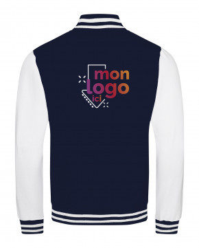 veste campus impression multicolore 2