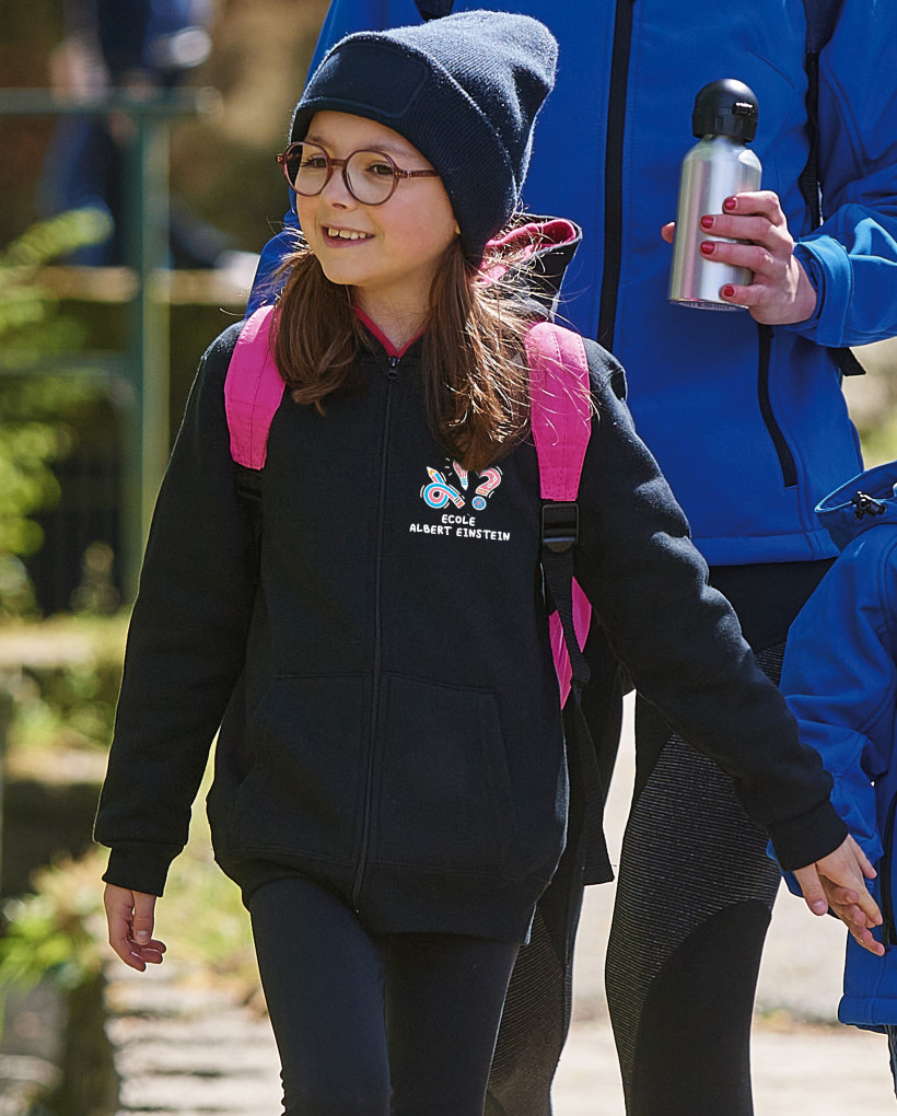 Veste zippée à capuche imp multi 0